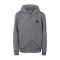 Dolce and Gabbana Grey Plaque Zip Hoodie