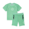 Stone Island Junior Embroidered Towelling Set