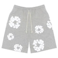 DENIM TEARS COTTON WREATH SHORTS GREY