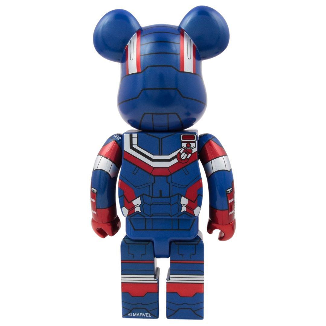 BEARBRICK X IRON MAN IRON PATRIOT 400% BLUE