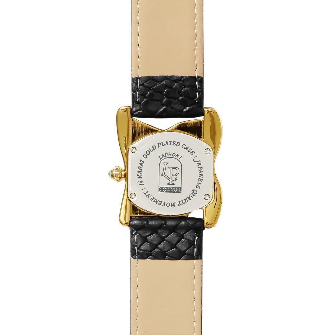 LAPHONT MELTING SQUARE WATCH LARGE FACE GOLD