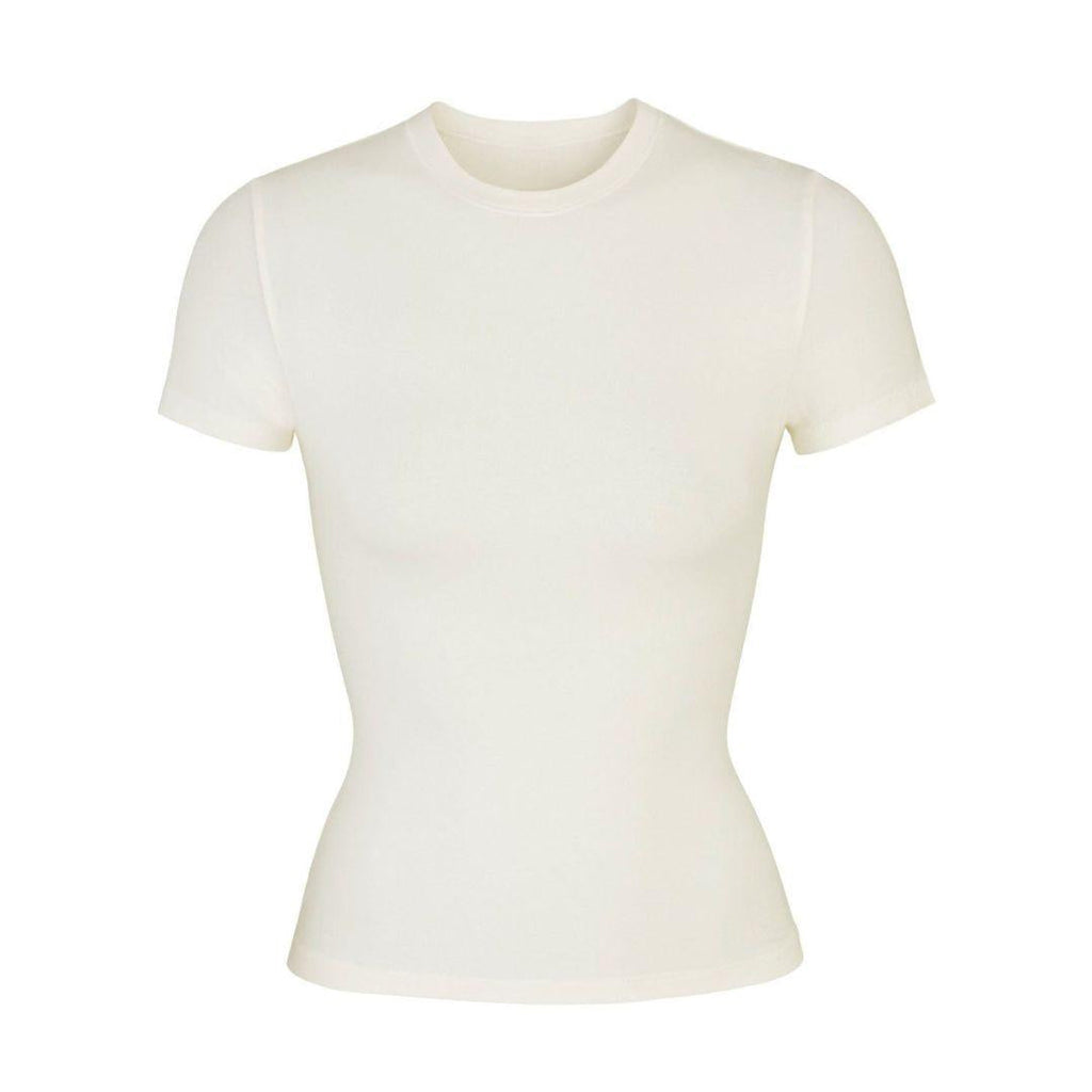 SKIMS FITS EVERYBODY T-SHIRT BONE