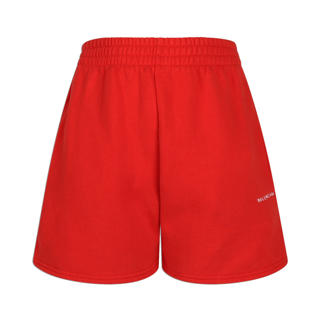Kids Balenciaga Red Sweatshorts