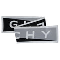 Givenchy Black & Grey Logo Team Scarf