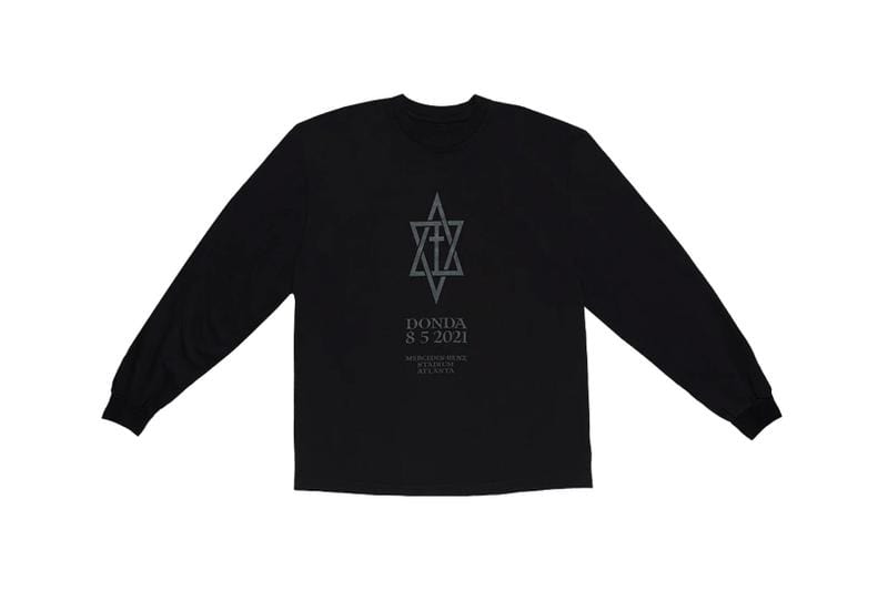 KAYNE WEST DONDA BLACK LONG SLEEVE