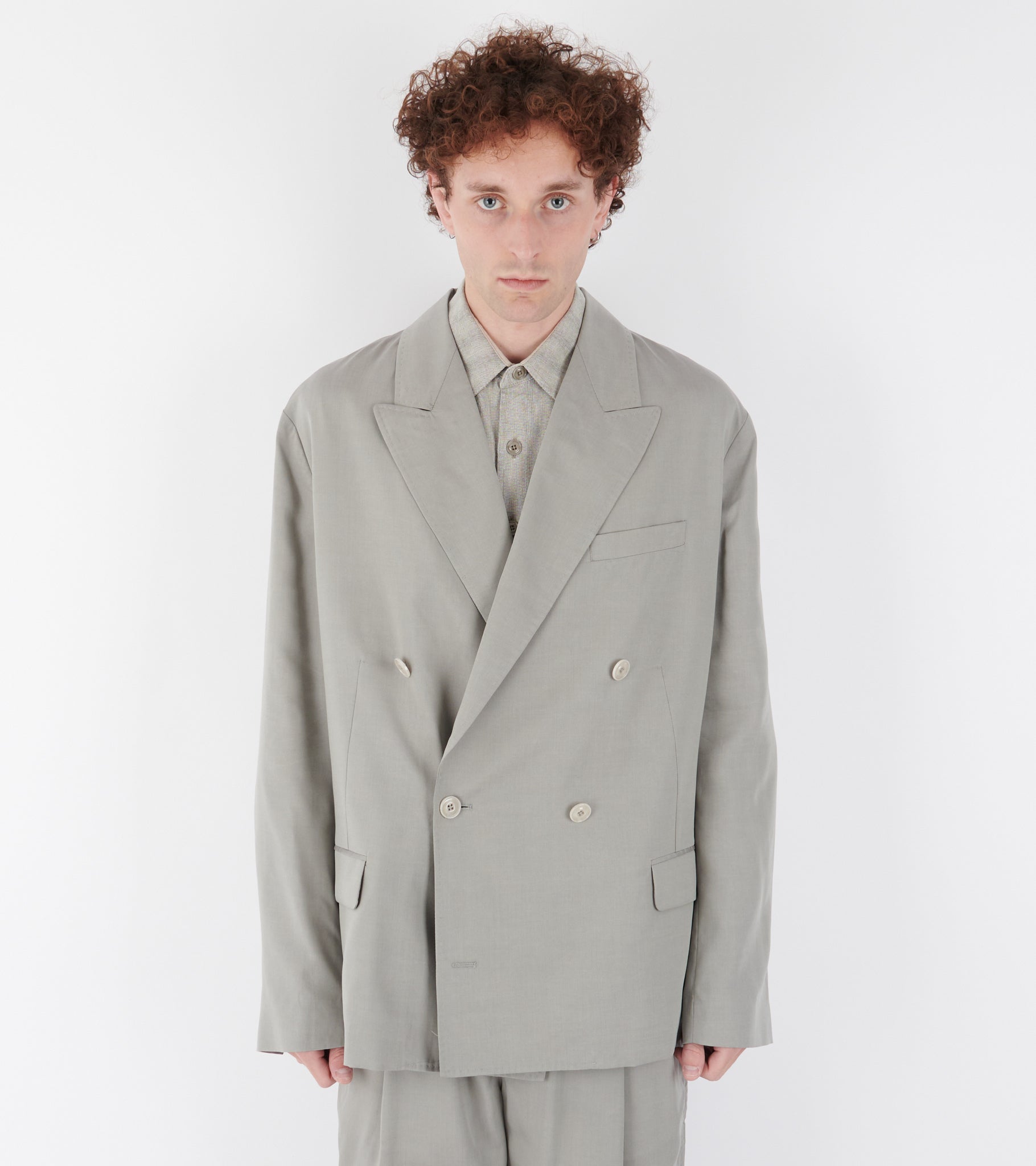 Halt Blazer Willow Grey Softlow Tencel
