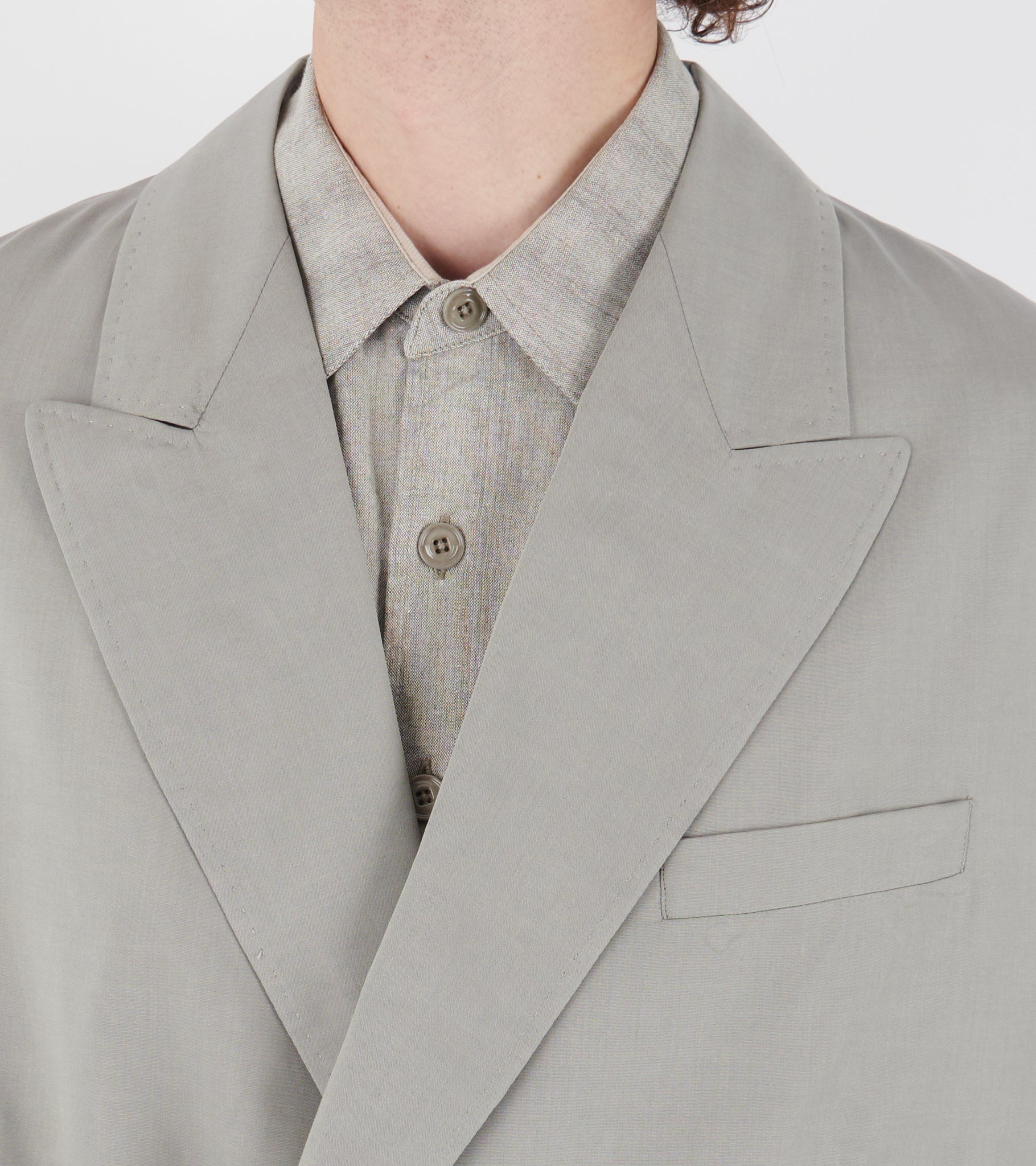 Halt Blazer Willow Grey Softlow Tencel