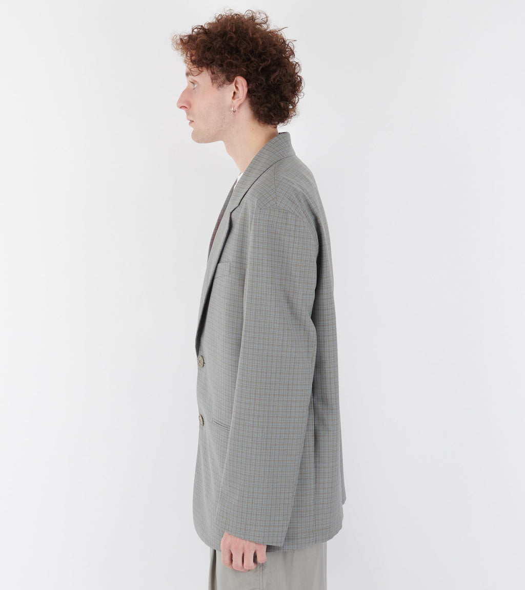 Industry Blazer Frosted Moss Check Nexwool