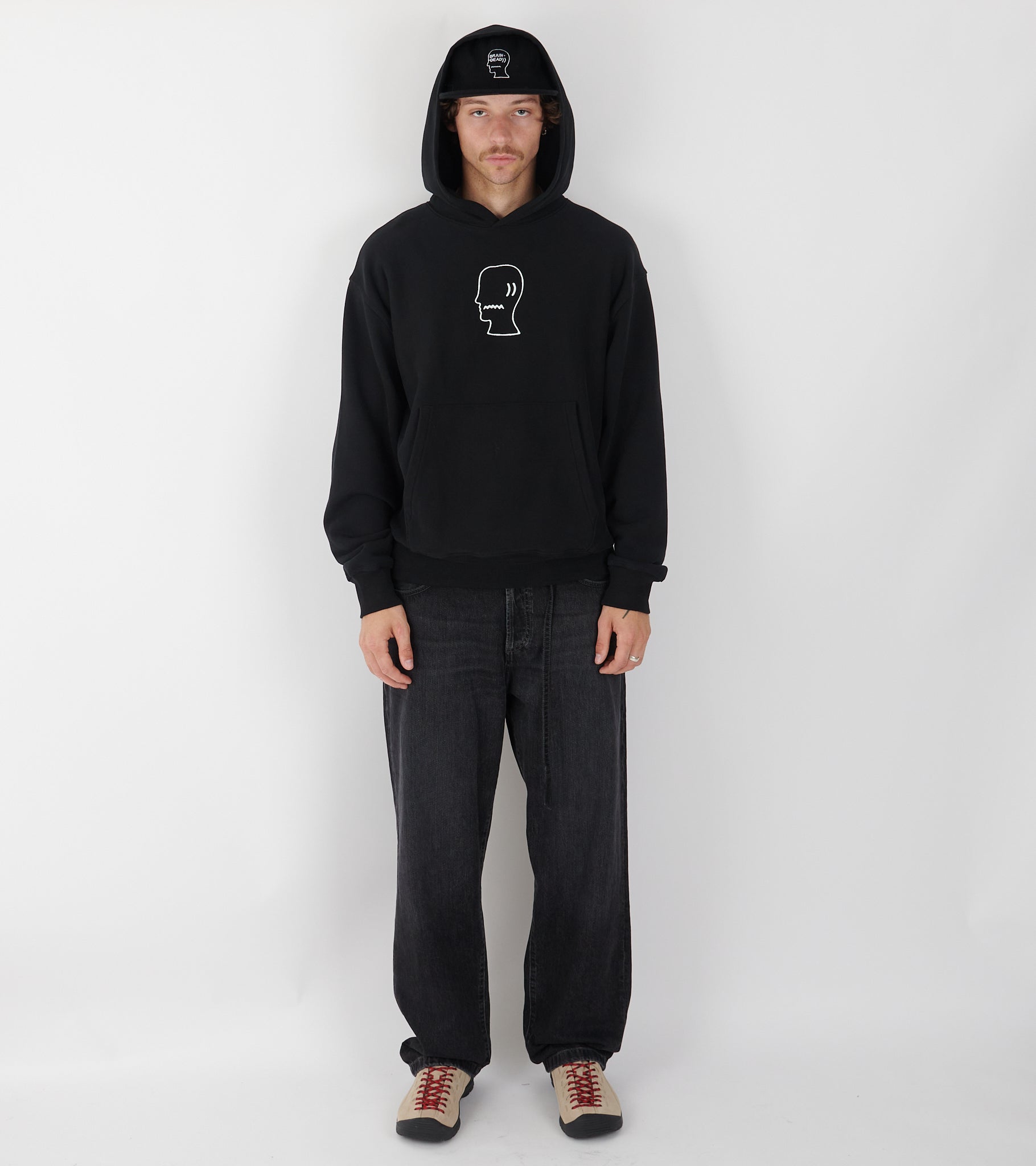 Logohead Hoodie Black