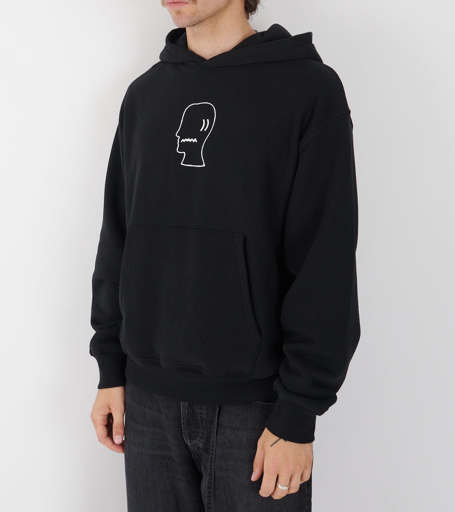 Logohead Hoodie Black