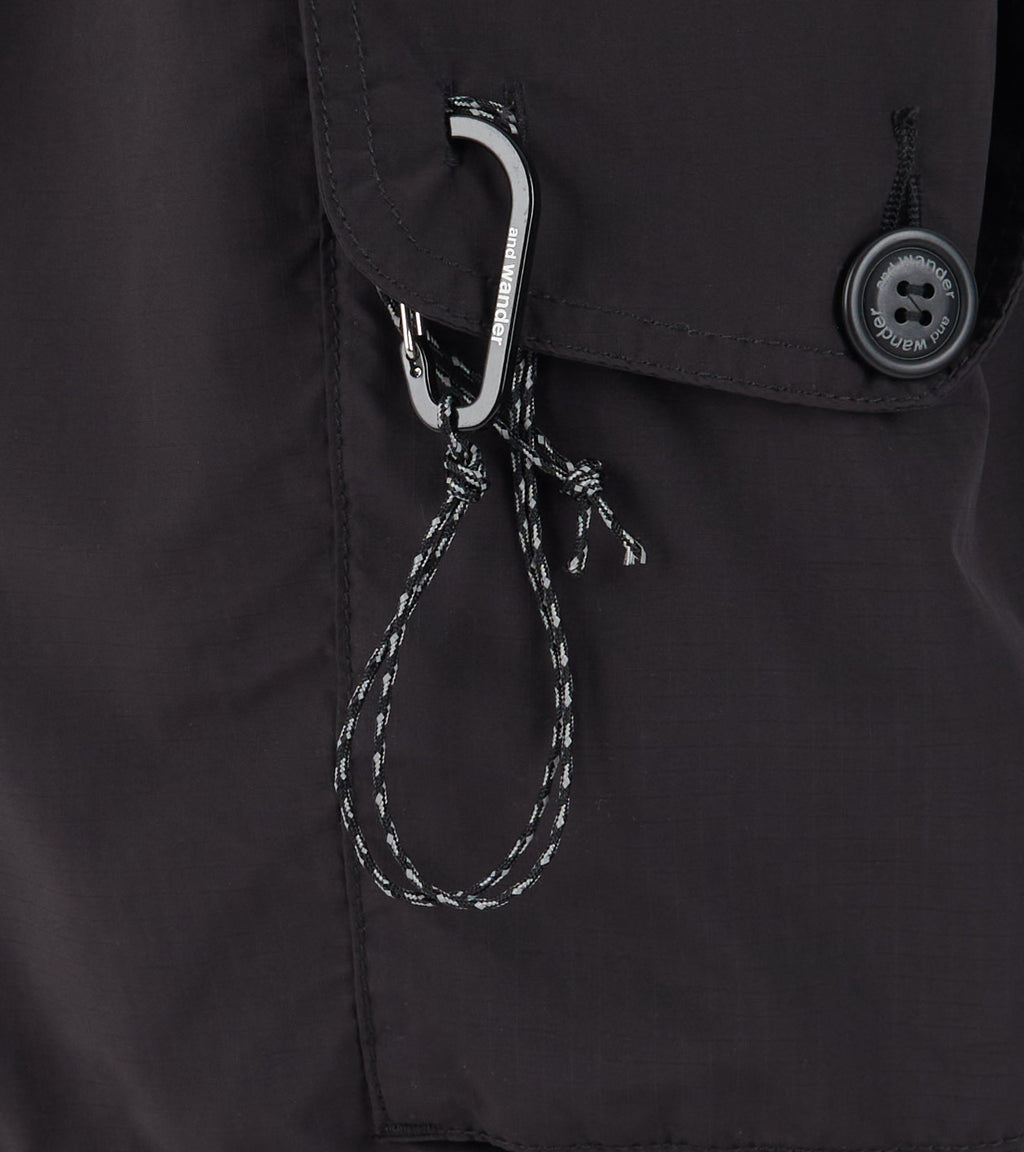 Oversized Cargo Shorts Black