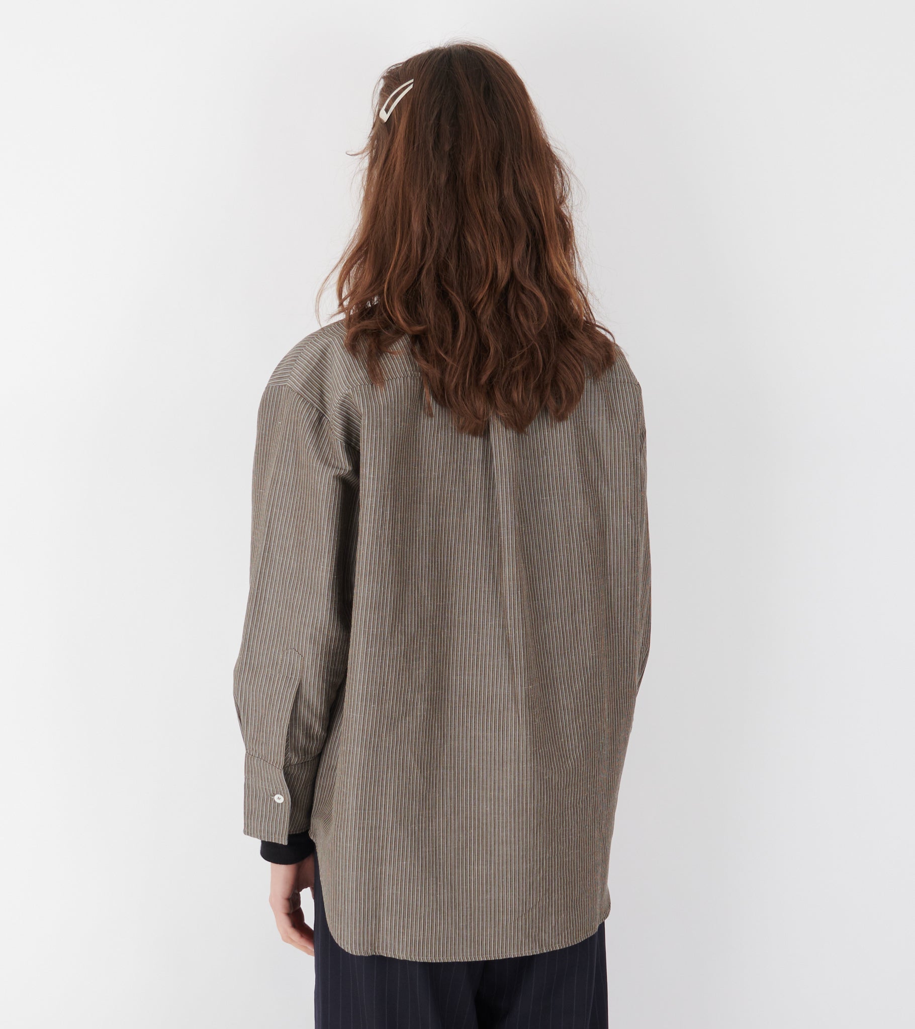 Margit Shirt Grey Stripe