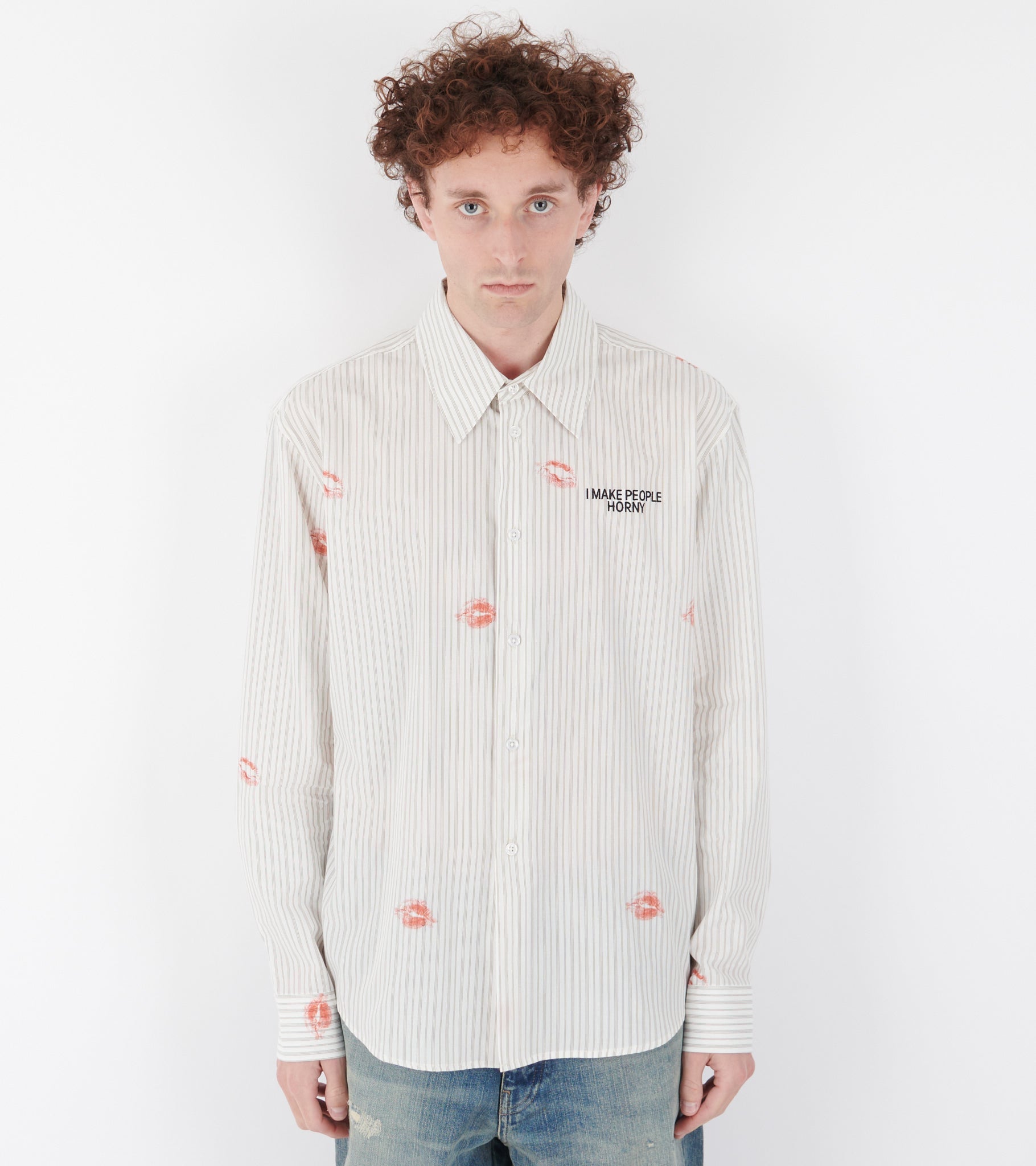 Business Sensual Shirt Stripe