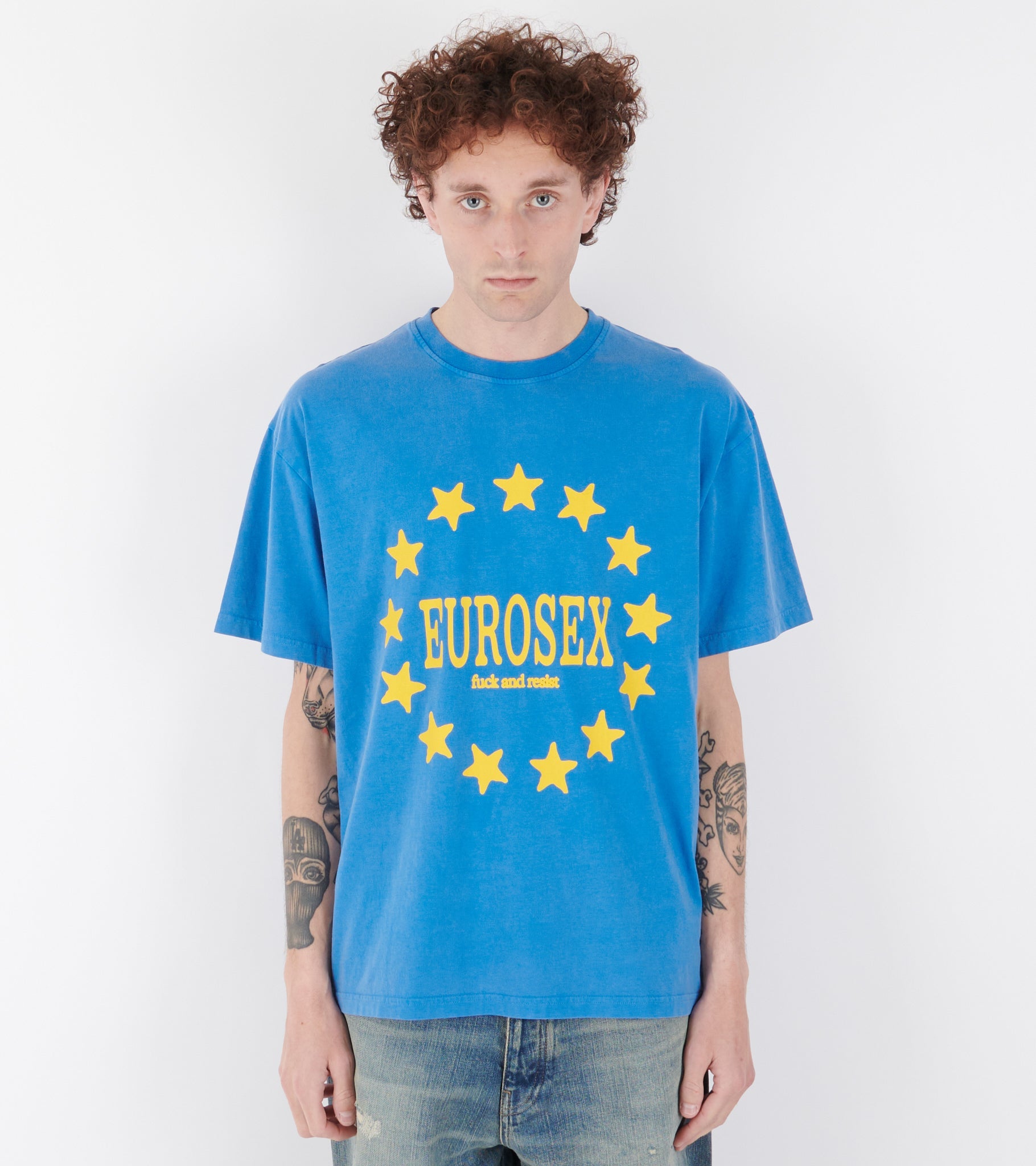 Eurosex T-shirt Off-blue