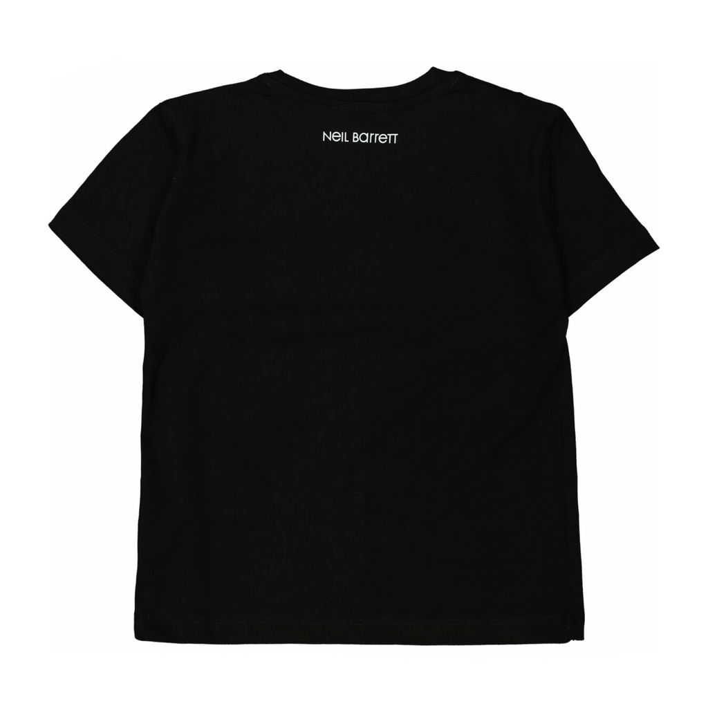 Kids Neil Barrett Black Logo Tee