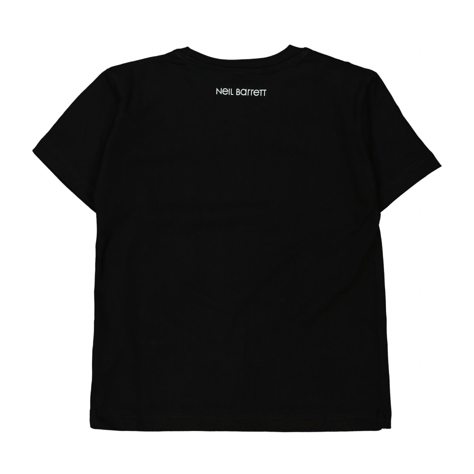 Kids Neil Barrett Black Logo Tee