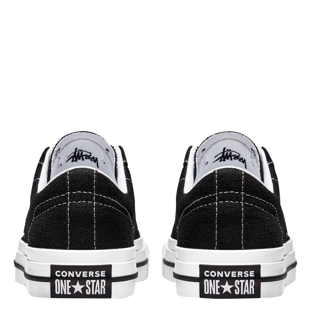 Stussy X Converse One Star Black
