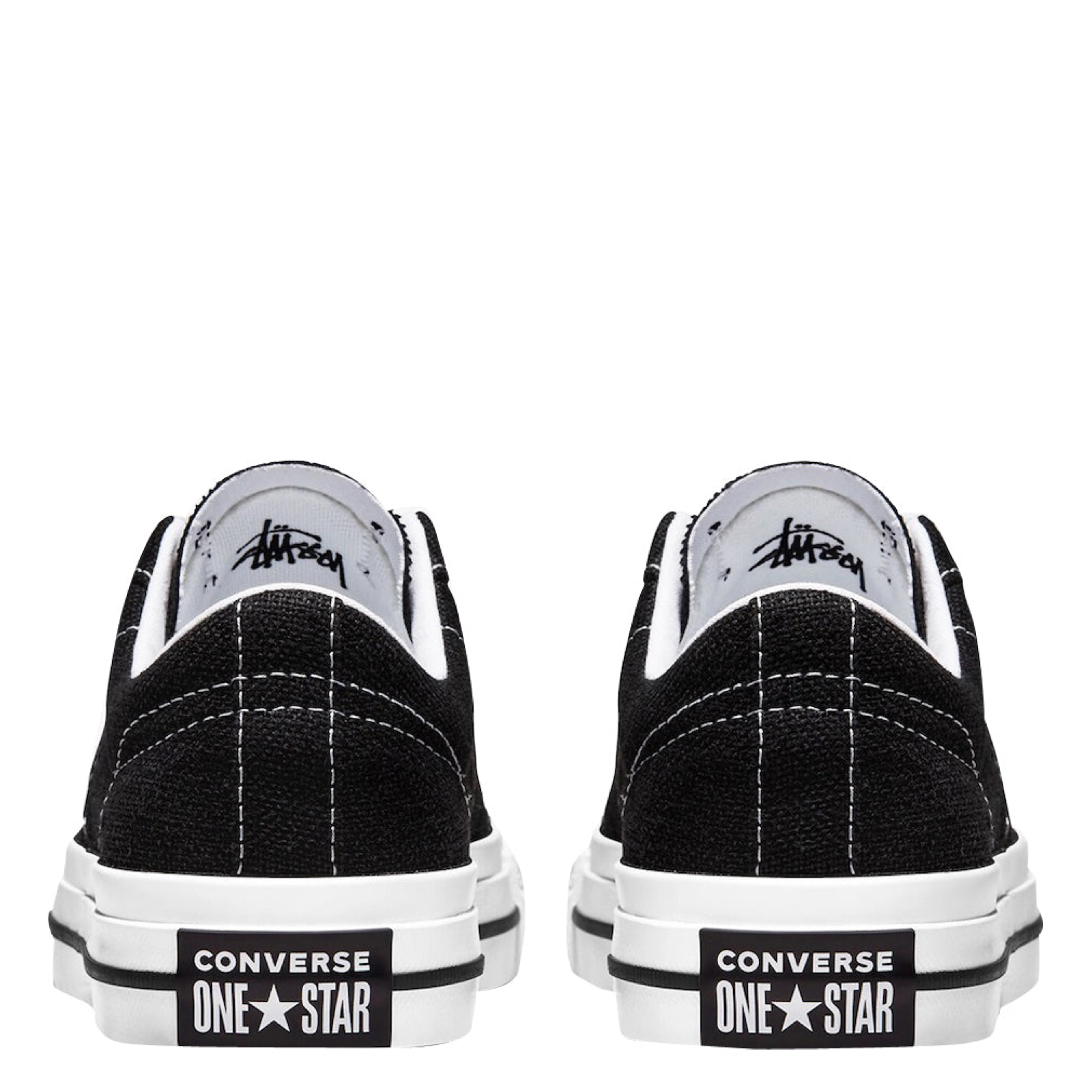 Stussy X Converse One Star Black