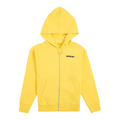 Kids Off-White Logo Printed Zipped Hoodie