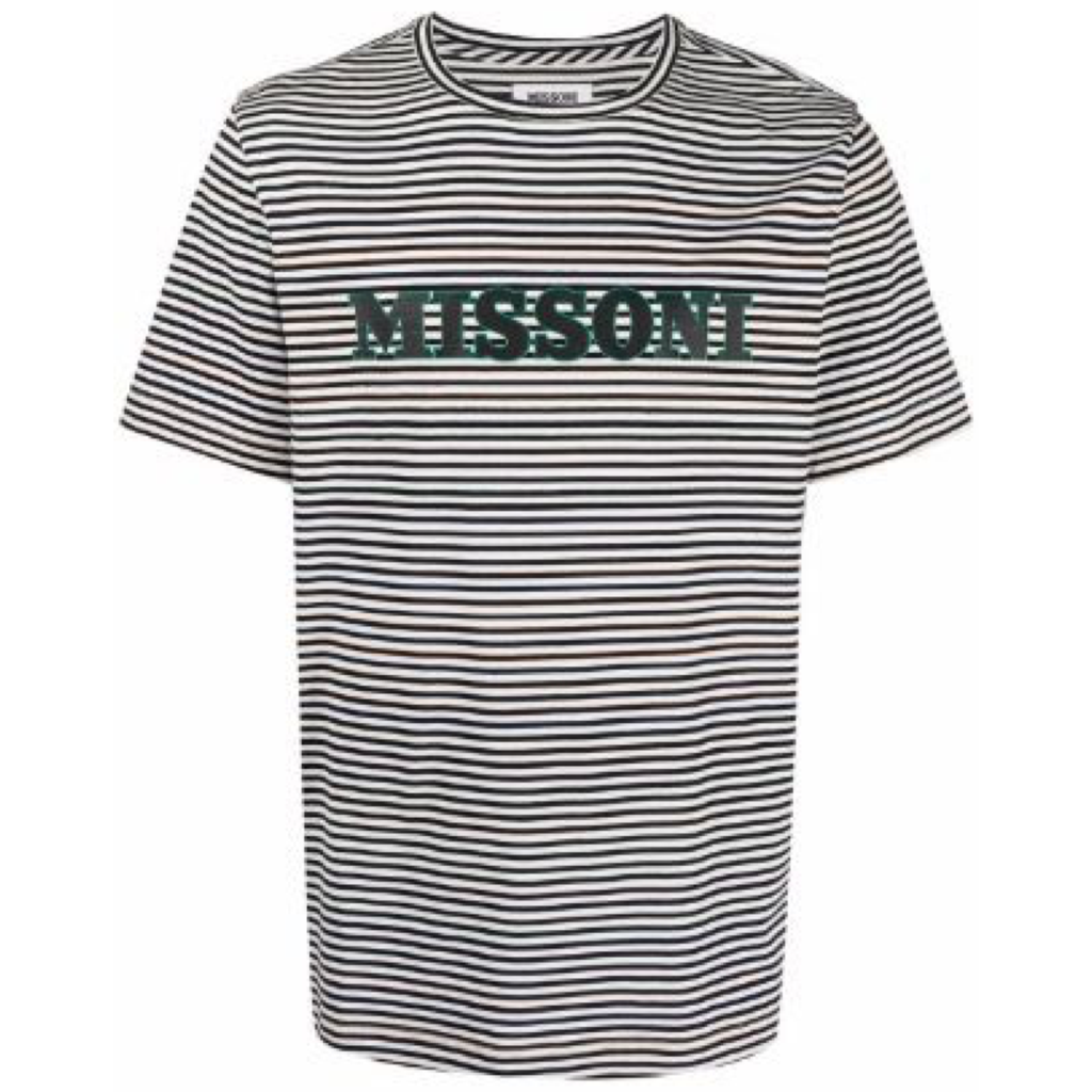 Missoni Stripe Logo T-Shirt
