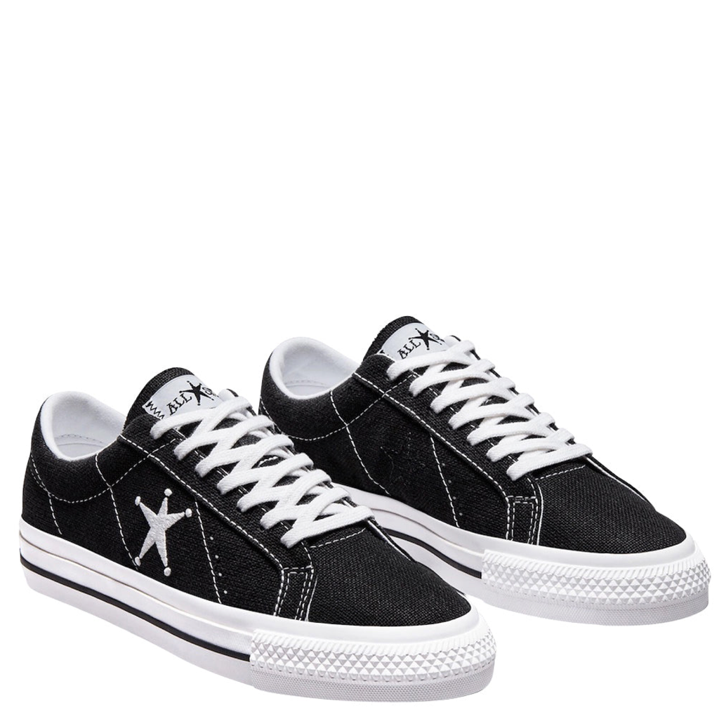 Stussy X Converse One Star Black