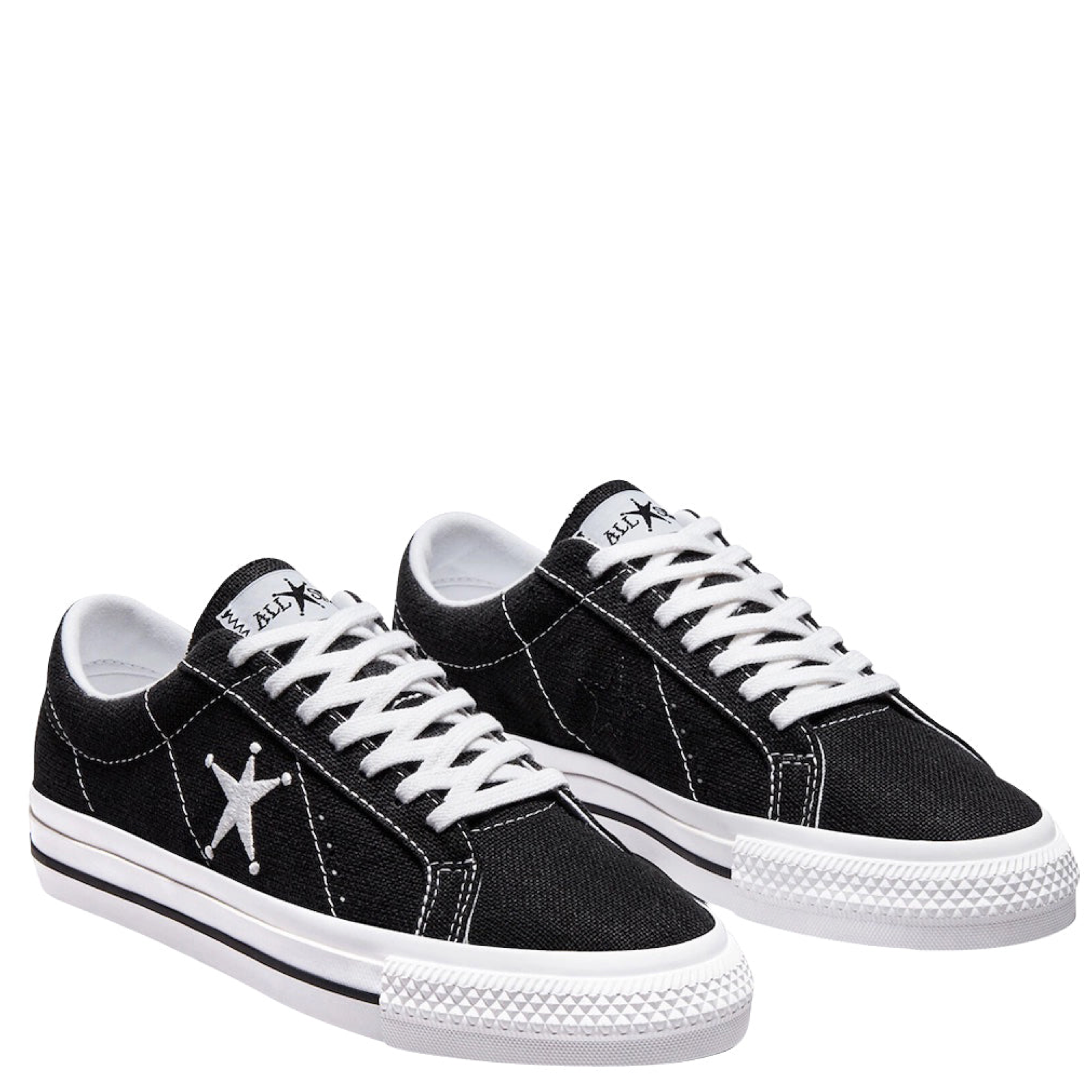 Stussy X Converse One Star Black