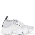 Givenchy White & Grey Sock Sneakers