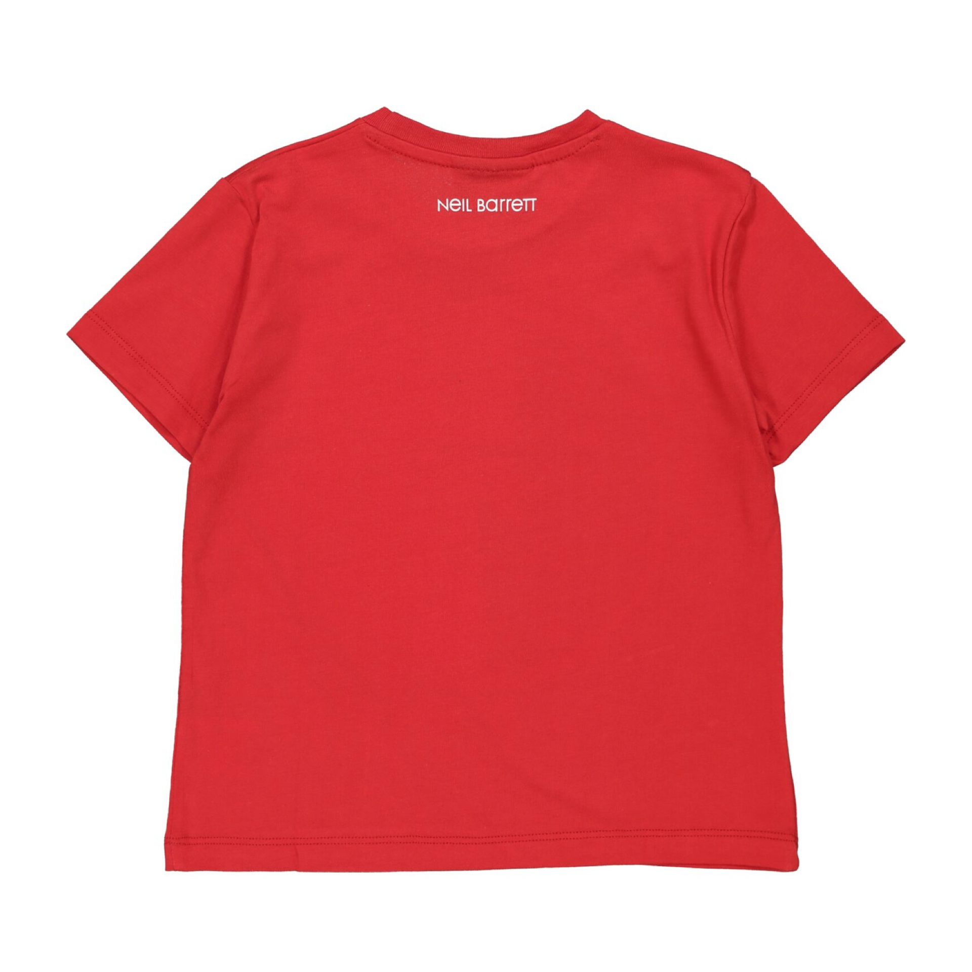 Kids Neil Barrett Red Logo Tee