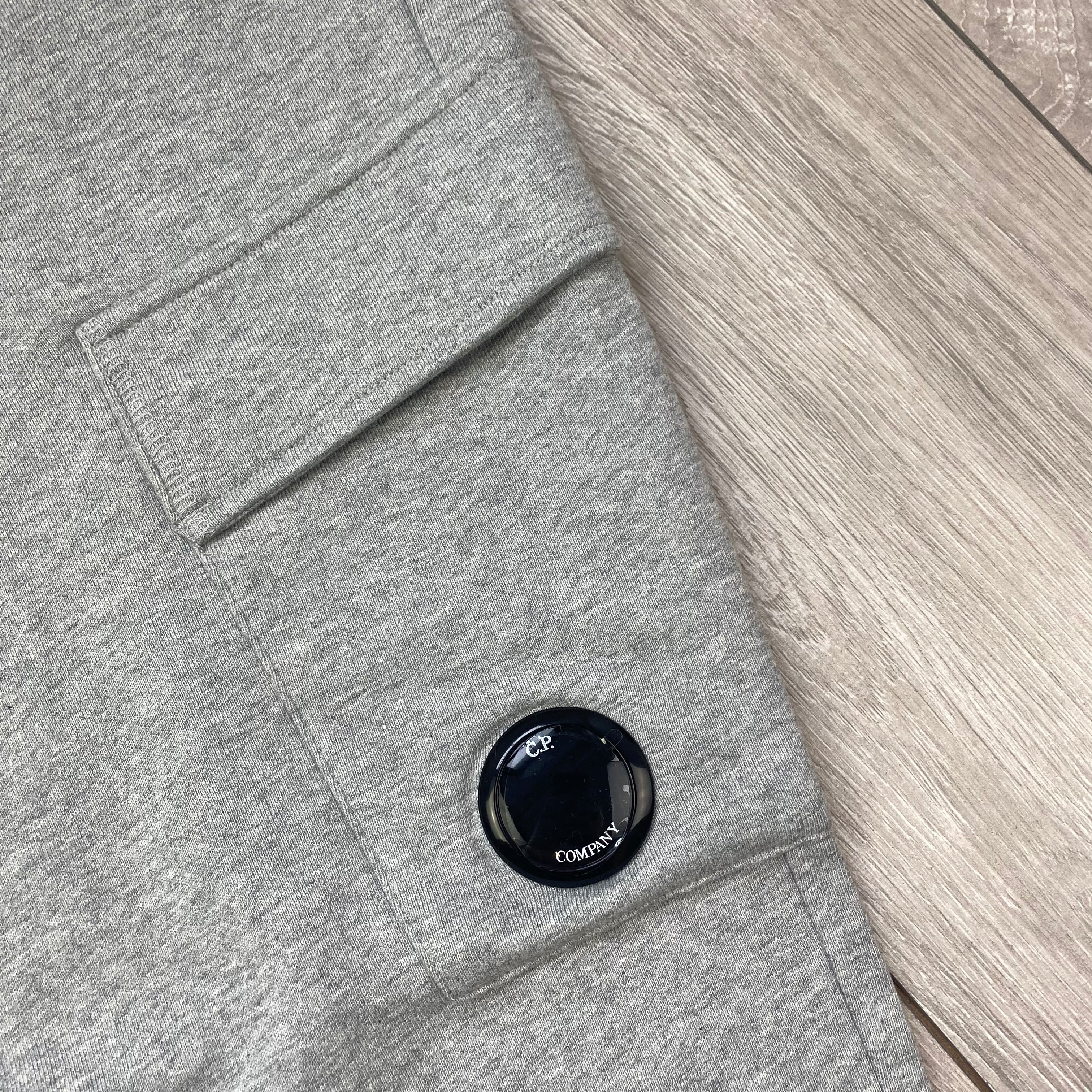 CP Company Raised Fleece Sweatpants - Grey