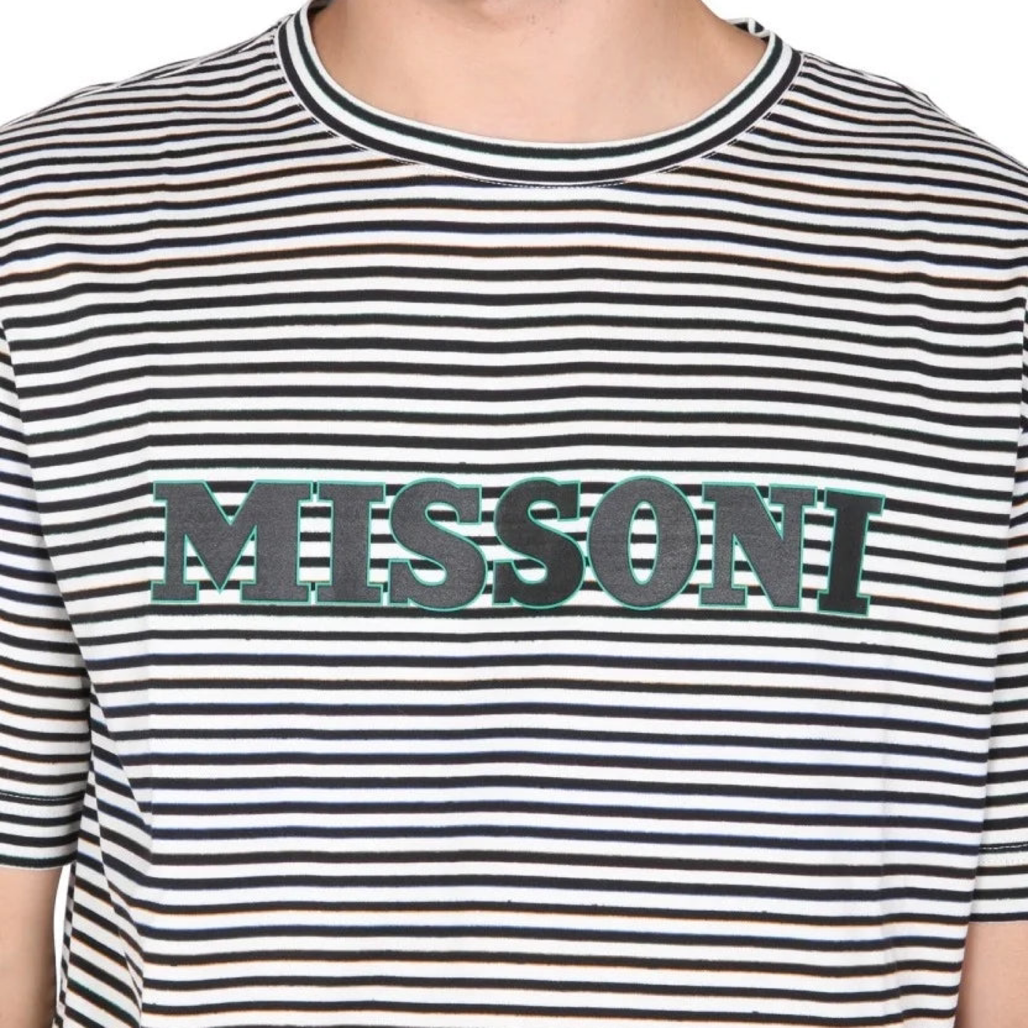Missoni Stripe Logo T-Shirt