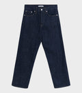 Loose Jeans Simple Rinse Blue
