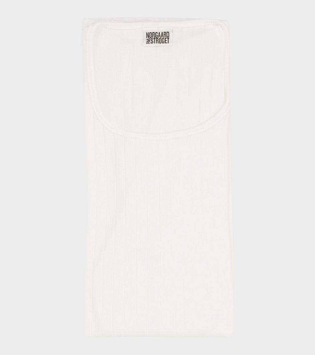 101 Rib Extra Solid Colour White