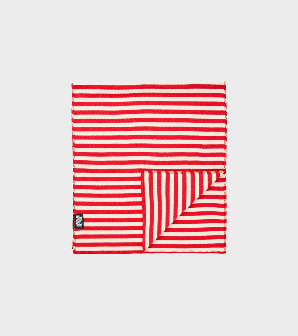 Scarf Interlock Red/Ecru