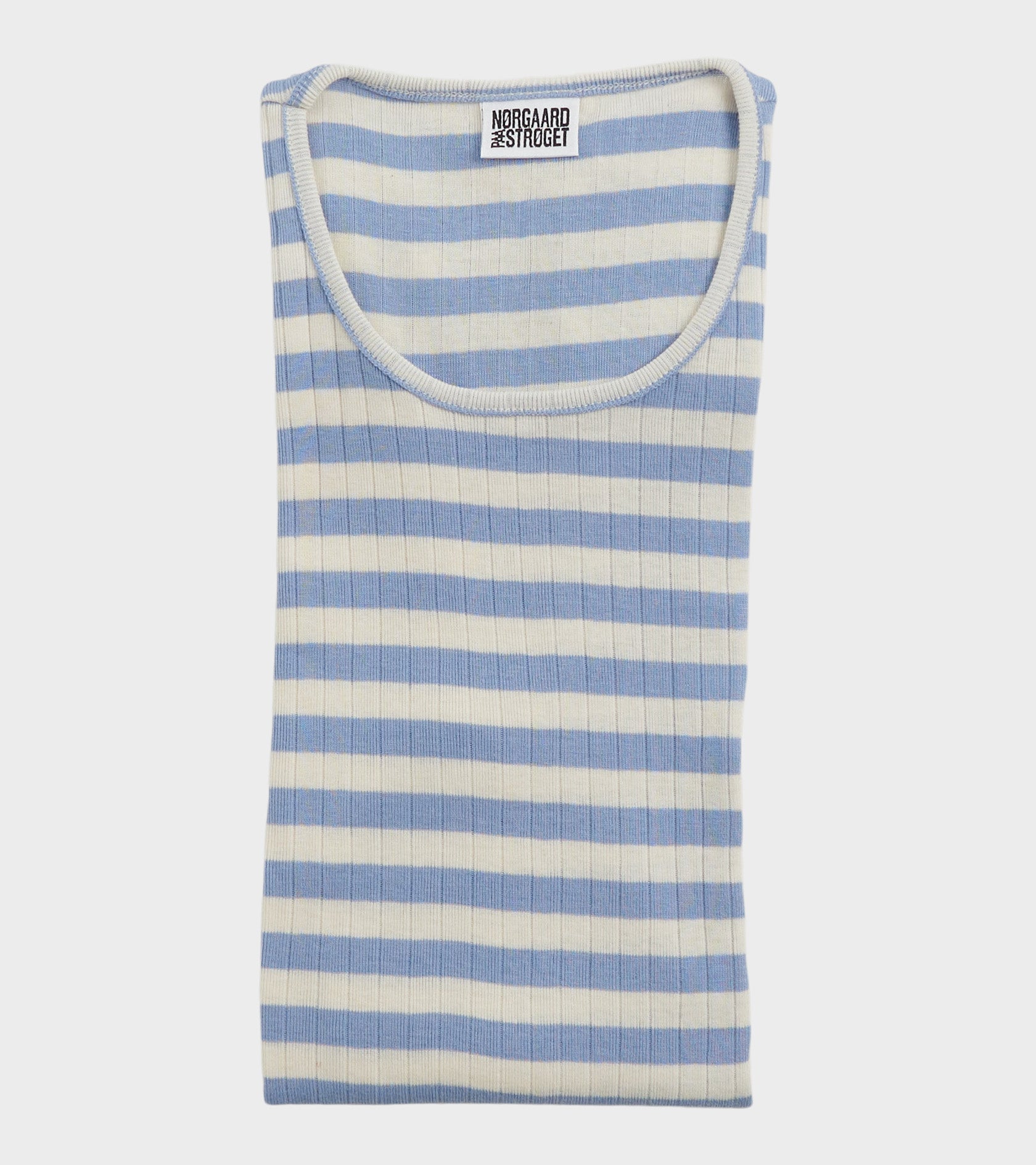 101 Rib Extra Broadway Light Blue/Ecru