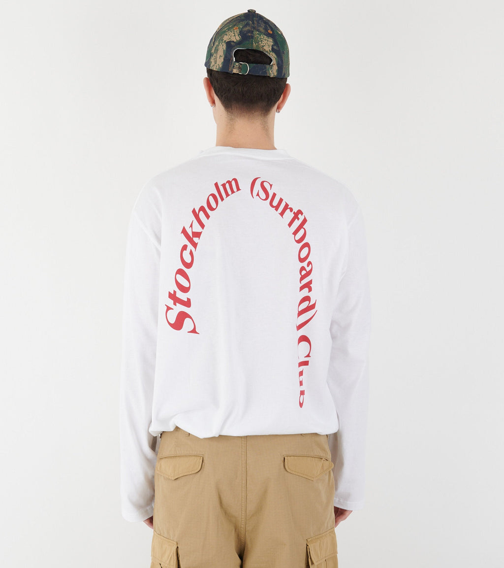 Greg Back Logo Longsleeve White