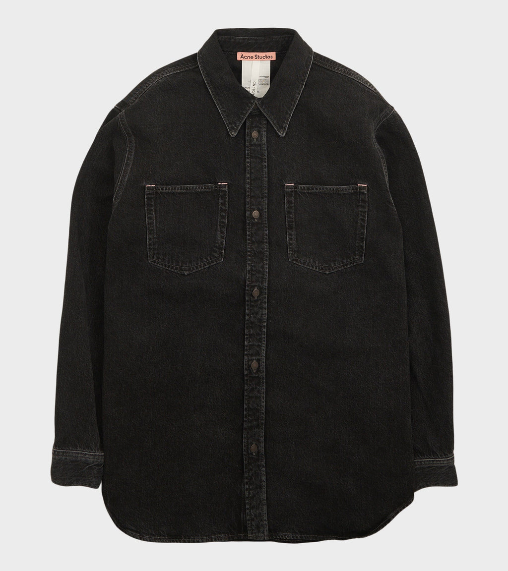 Denim Jacket Washed Black