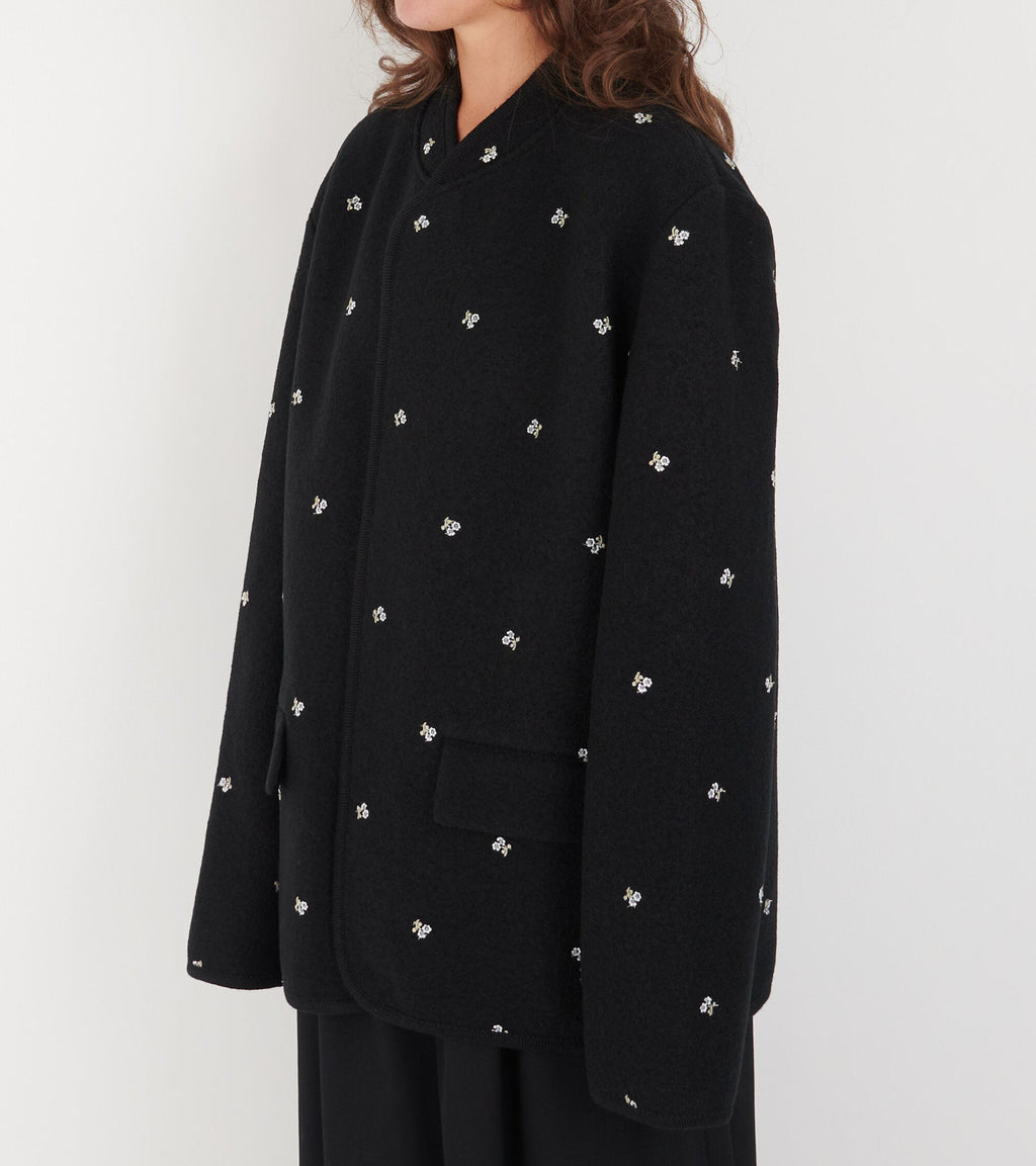 Walker Jacket City Flowers Black