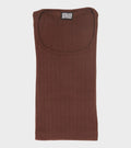 101 Rib Solid Colour Brown