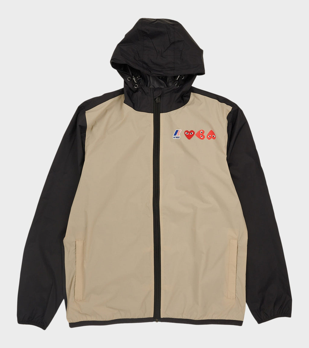 K-WAY Packable 3 Jacket Black/Beige