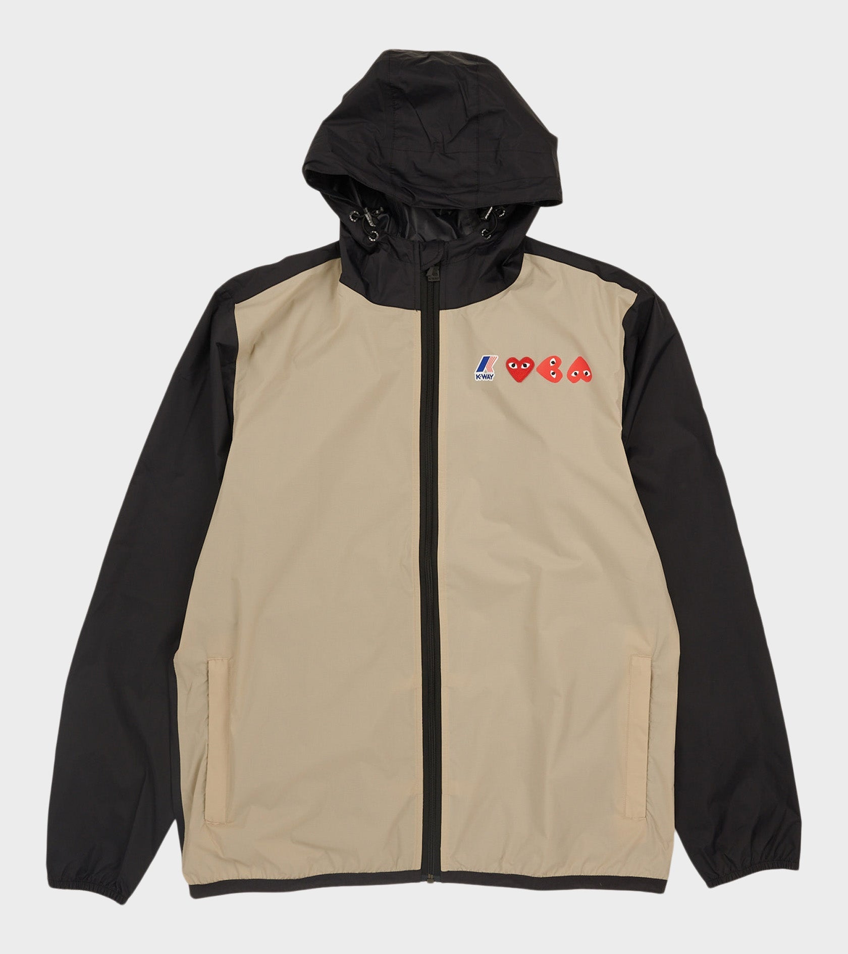 K-WAY Packable 3 Jacket Black/Beige