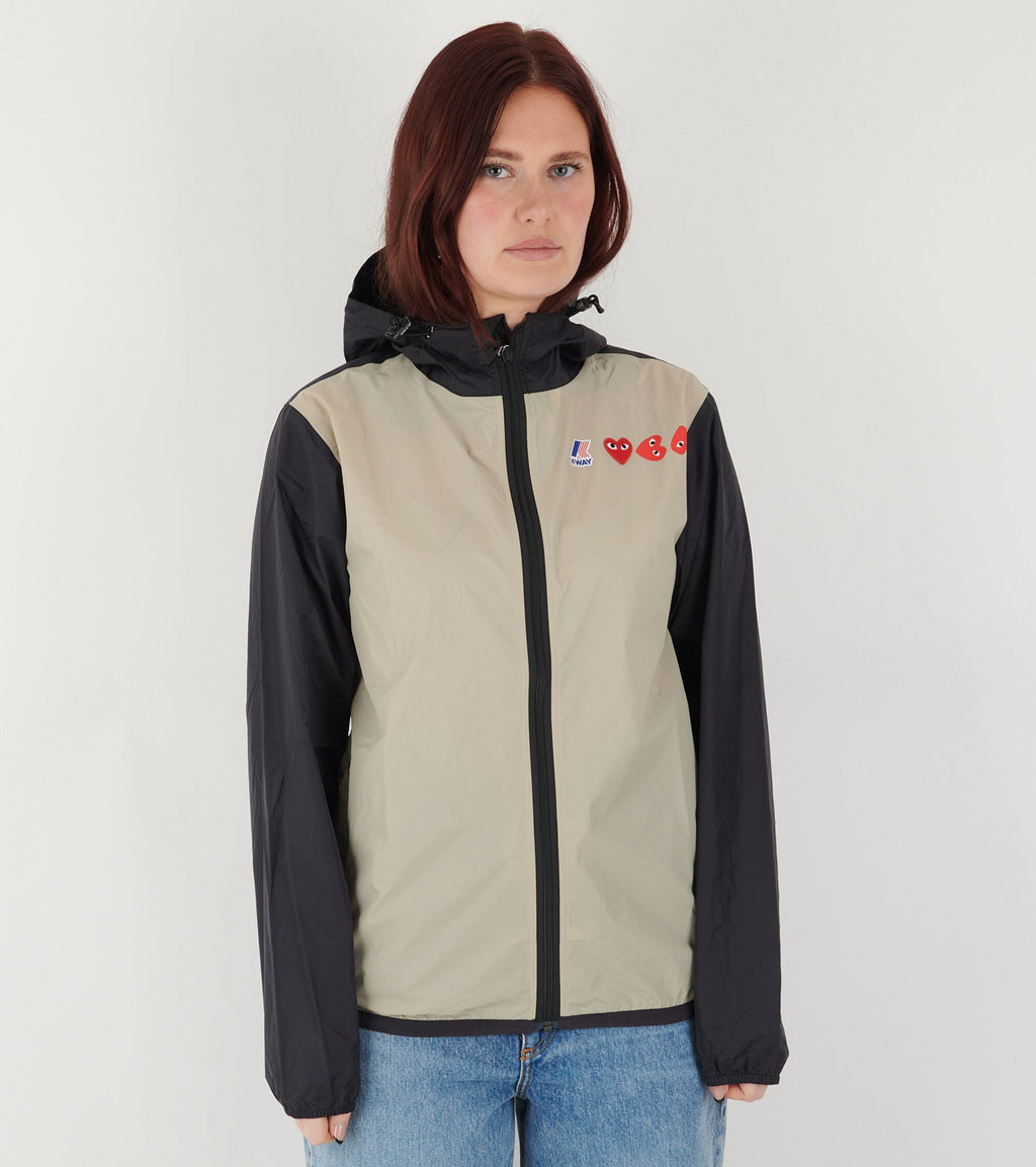 K-WAY Packable 3 Jacket Black/Beige