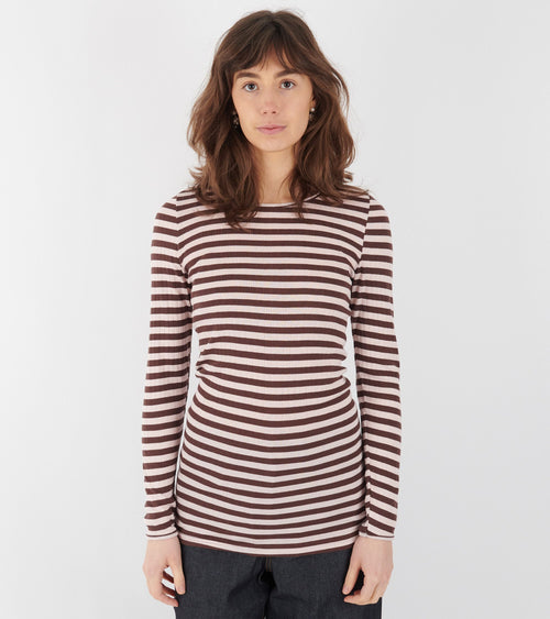 101 Rib Extra Broadway Brown/Strawberry