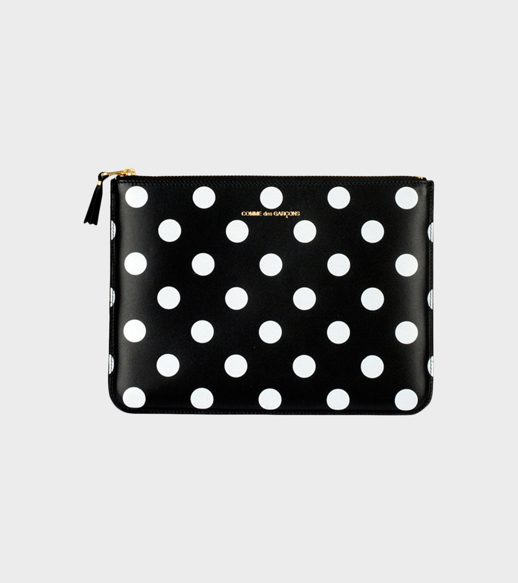 Dots Clutch Black/White