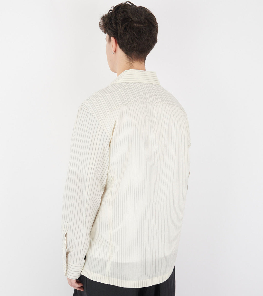 Striped Shirt Ecru