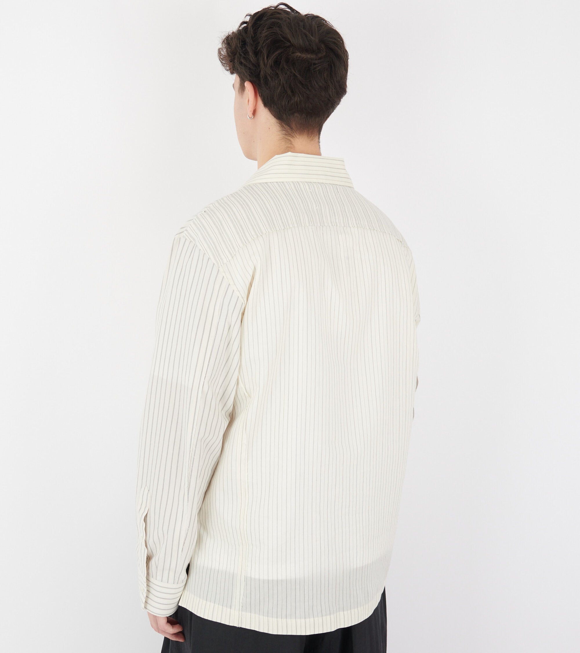 Striped Shirt Ecru