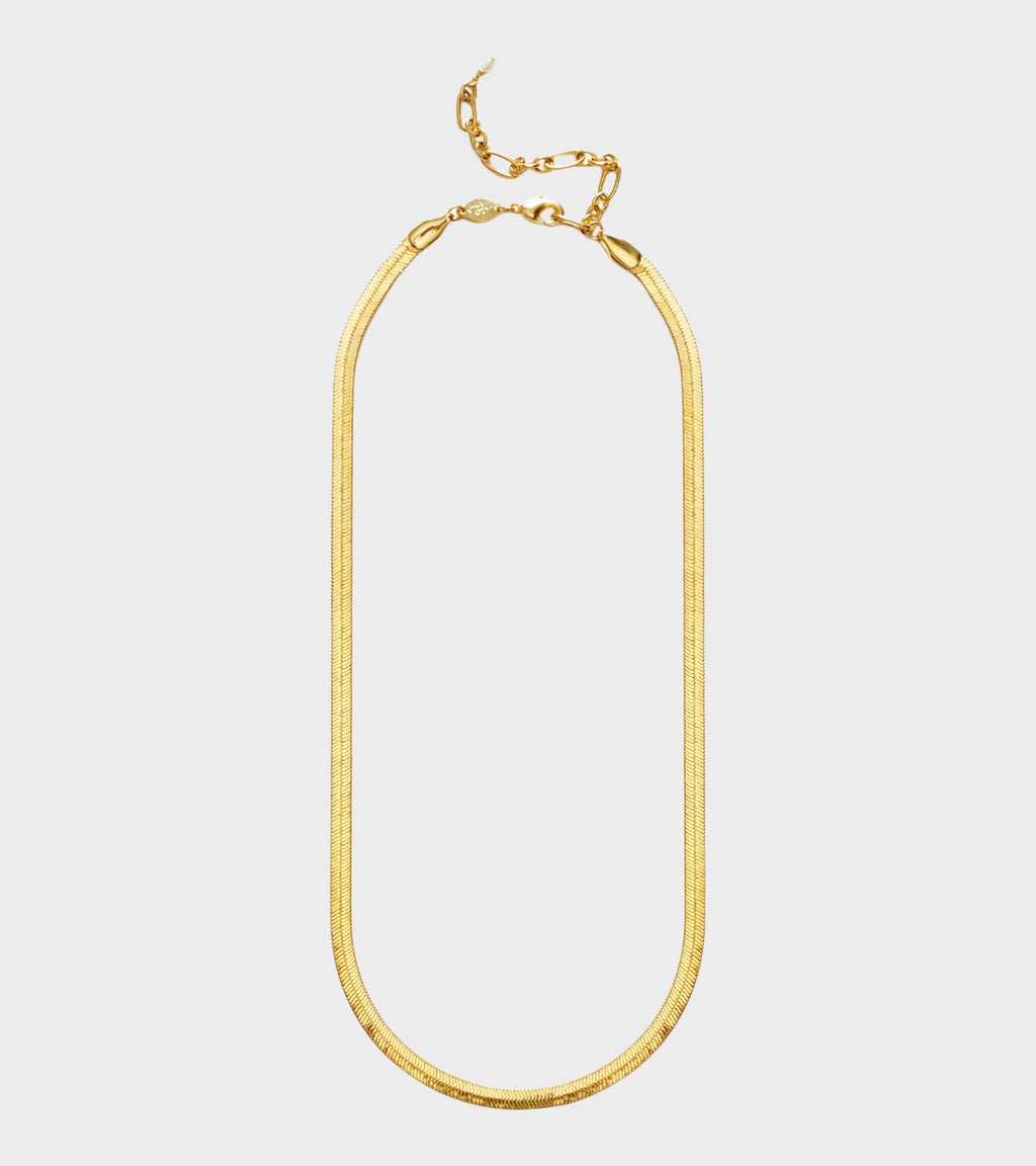Snake Charmer Necklace Gold