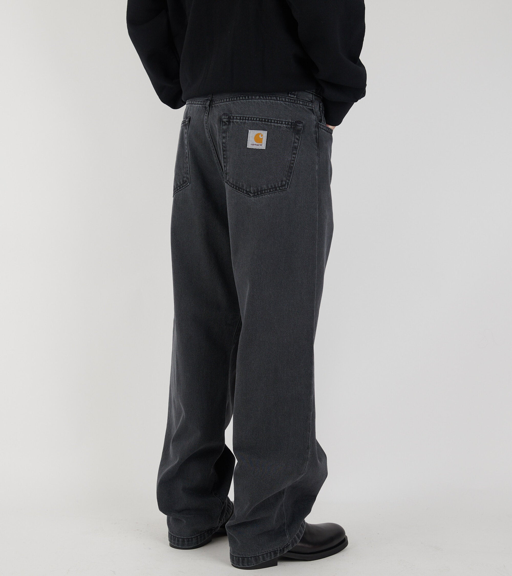 Landon Pant Black Heavy Stone Wash