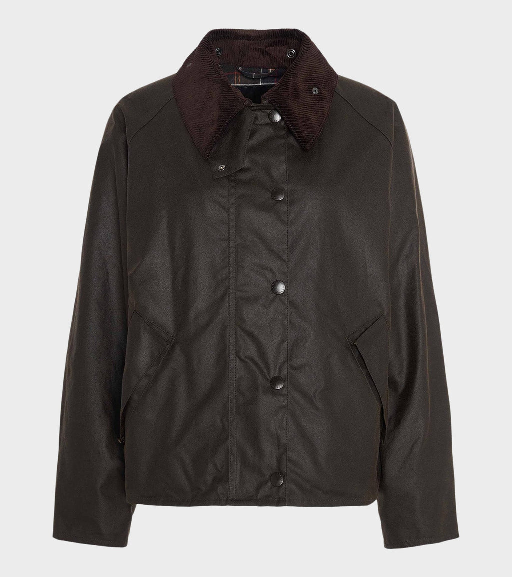 Transport Wax Jacket Dark Olive