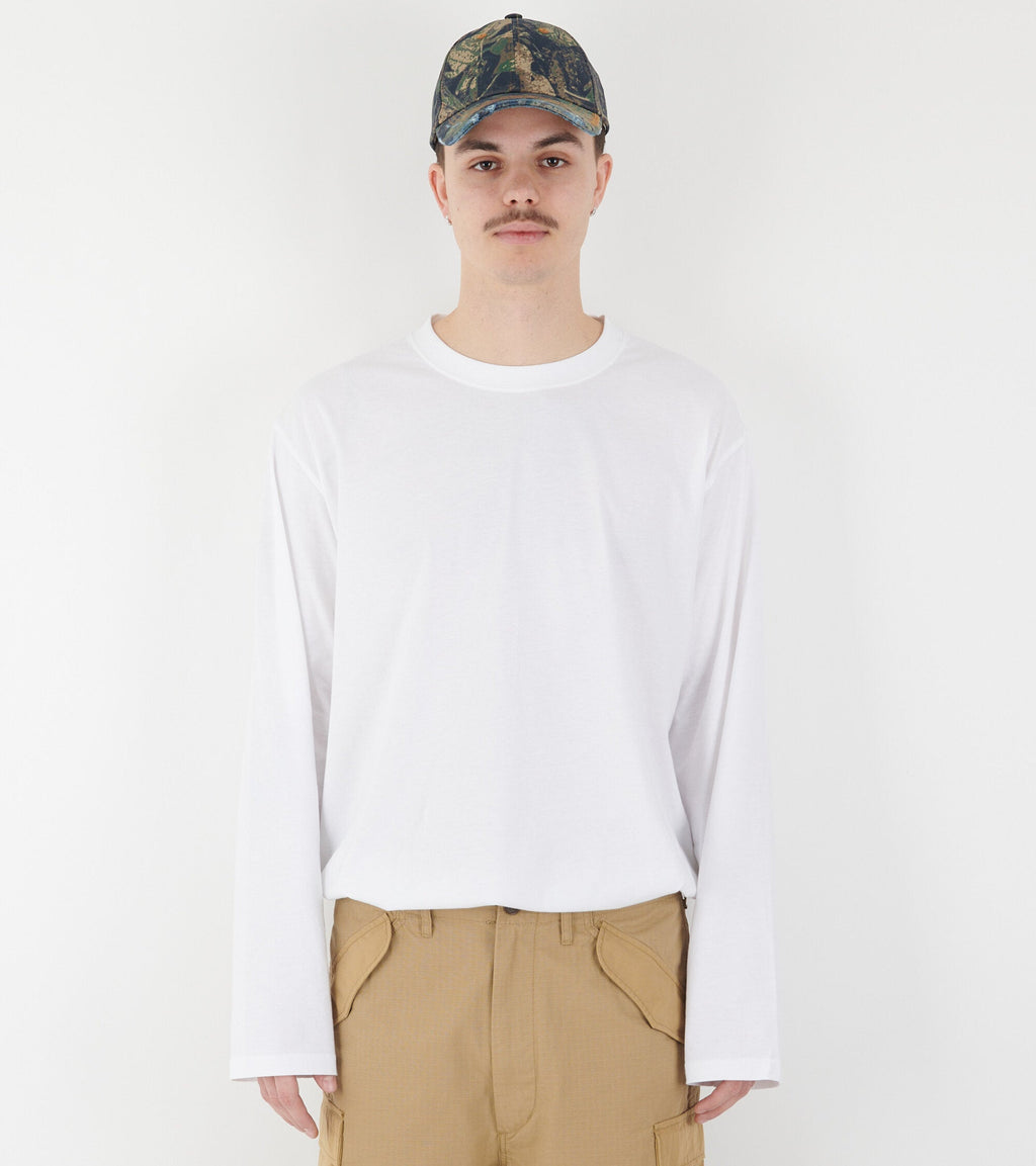 Greg Back Logo Longsleeve White