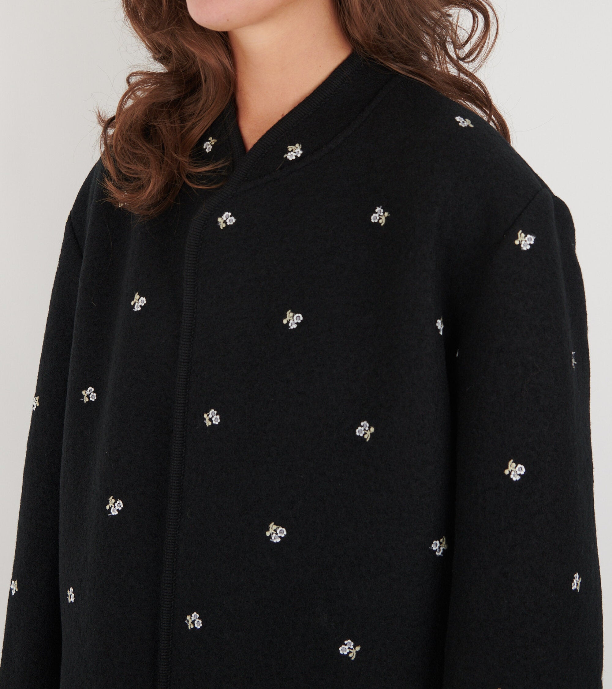 Walker Jacket City Flowers Black
